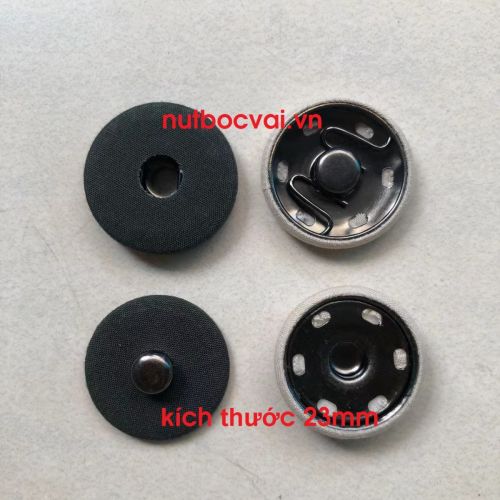 nút bóp bọc vải