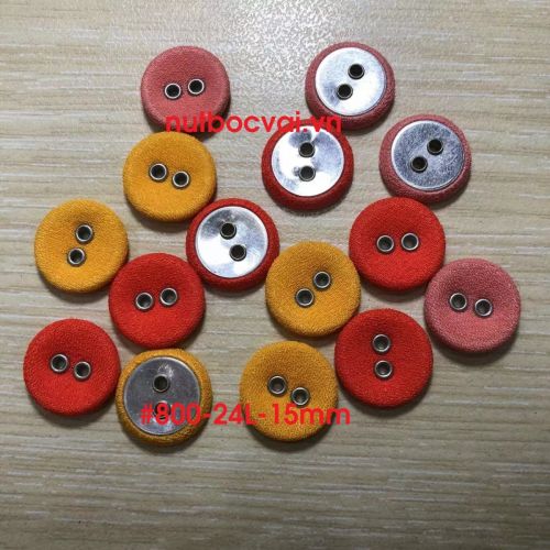 nút bọc vải mắt cáo